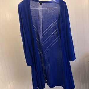 Torrid Royal Blue 3/4-length Sleeve Cardigan